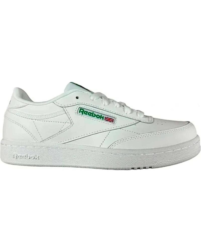 girl and boy shoes REEBOK ZAPATILLAS CLASSIC LEATHER PARA NINOS UNISEX EN COLOR BLANCO BLANCO
