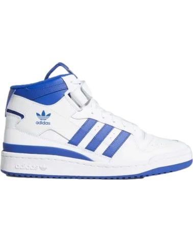 Sportif pour Homme ADIDAS ZAPATILLAS FORUM MID PARA HOMBRE EN COLOR BLANCO BLANCA AZUL