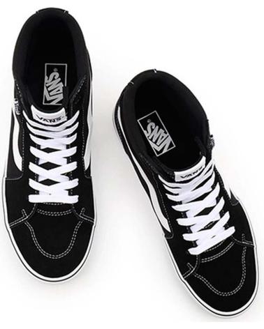 VANS OFF THE WALL VANS MODELO MN FILMORE HI SUEDE-CANVA NEGRO