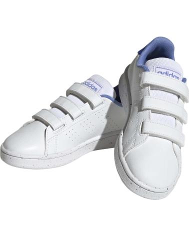Sportif-De-Niña-ADIDAS-ZAPATILLA-ADVANTAGE-LIFESTYLE-COURT-HOOK-AND-BLANCO