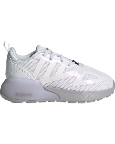 girl and boy Trainers ADIDAS MODELO ZX 2K EL I PARA KIDS COL BLANCO