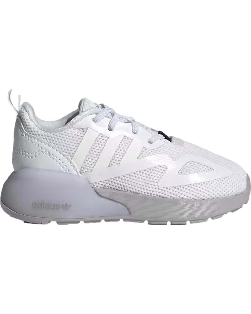 girl and boy Trainers ADIDAS MODELO ZX 2K EL I PARA KIDS COL BLANCO
