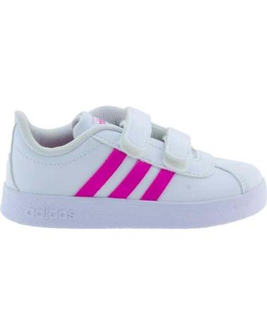 Esportes--De-Niña-ADIDAS-MODELO-VL-COURT-2-0-CMF-I-BLANCO-BLANCO