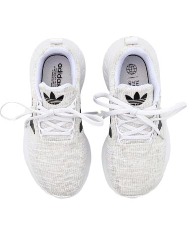 Sportivo per Bambina e Bambino ADIDAS MODELO SWIFT RUN 22 C PARA KIDS BEIG