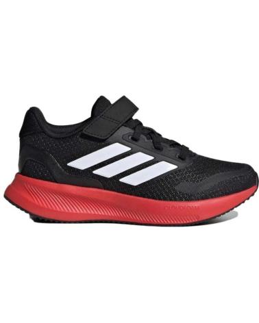 Deportivas de Niña y Niño ADIDAS MODELO RUNFALCON 5 EL C PARA KI NEGRO