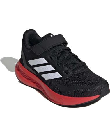 Deportivas de Niña y Niño ADIDAS MODELO RUNFALCON 5 EL C PARA KI NEGRO