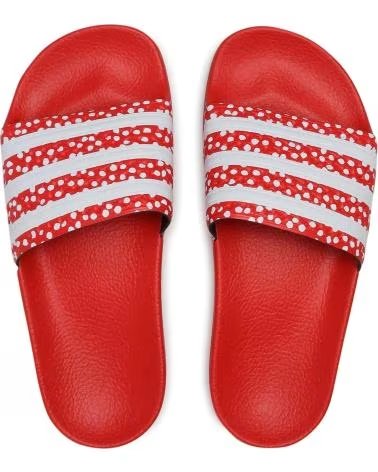 Chinelos de Mulher ADIDAS MODELO ADILETTE W PARA MUJER CO ROJO