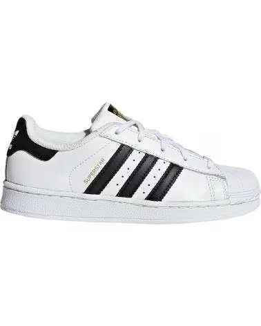 girl and boy shoes ADIDAS ZAPATILLAS SUPERSTAR PARA NINOS UNISEX EN COLOR BLANCO BLANCO