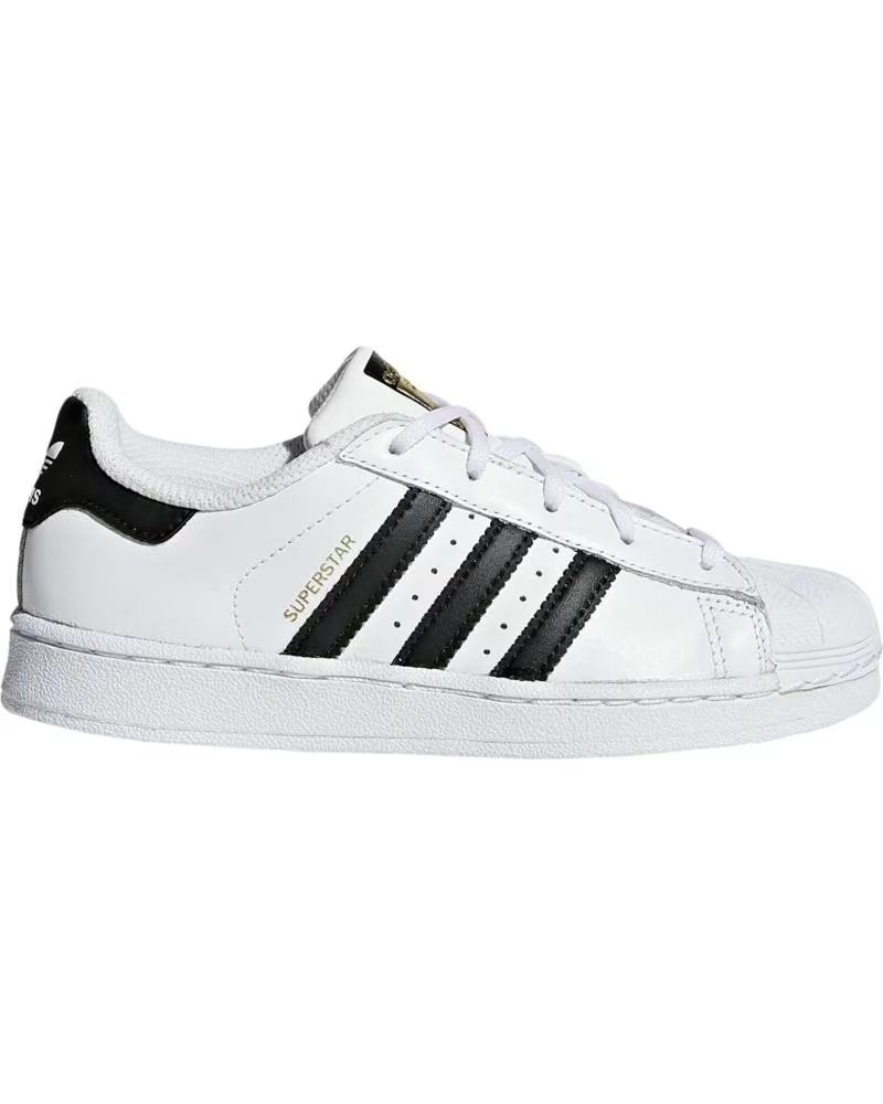 girl and boy shoes ADIDAS ZAPATILLAS SUPERSTAR PARA NINOS UNISEX EN COLOR BLANCO BLANCO