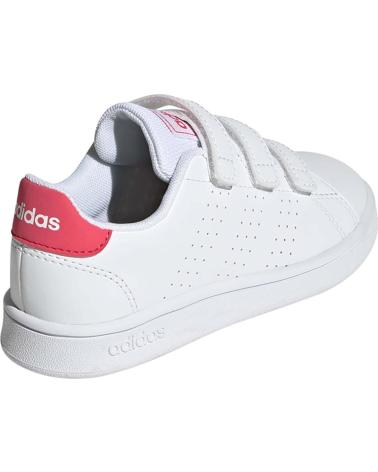 Sportivo per Bambina e Bambino ADIDAS GW6495 ADVANTAGE CF C FTWWHT-REAPNK-CBLACK