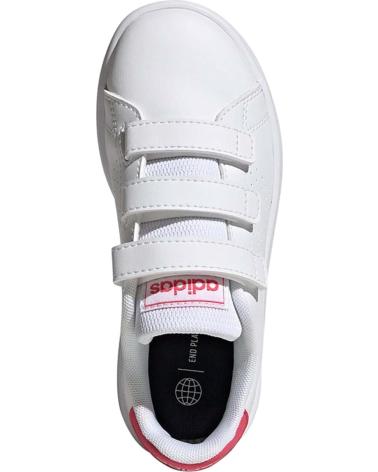 Sportivo per Bambina e Bambino ADIDAS GW6495 ADVANTAGE CF C FTWWHT-REAPNK-CBLACK