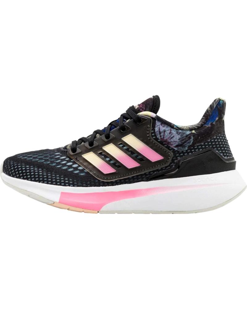 Sneaker für Damen ADIDAS MODELO EQ21 RUN PARA MUJER COLO NEGRO