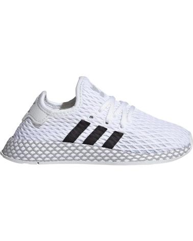 Sportivo per Bambina e Bambino ADIDAS MODELO DEERUPT RUNNER I PARA JU BLANCO