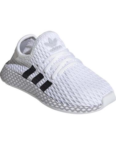Sportivo per Bambina e Bambino ADIDAS MODELO DEERUPT RUNNER I PARA JU BLANCO