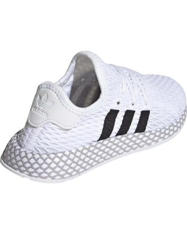 Sportivo per Bambina e Bambino ADIDAS MODELO DEERUPT RUNNER I PARA JU BLANCO