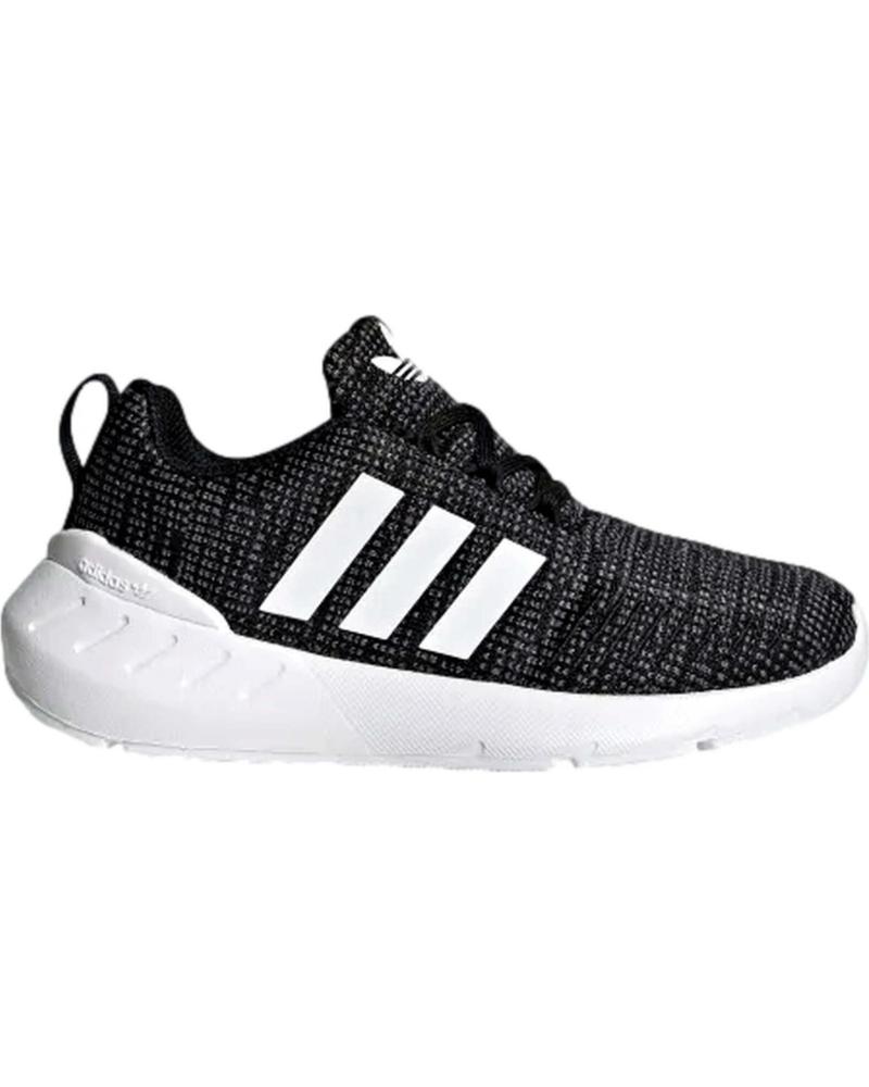 Sportivo per Bambina e Bambino ADIDAS ZAPATILLA JUNIOR GRIS Y NEGRA