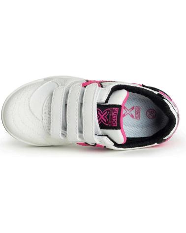 Sportif pour Fille MUNICH MODELO G-3 KID VCO INDOOR 382 P BLANCO