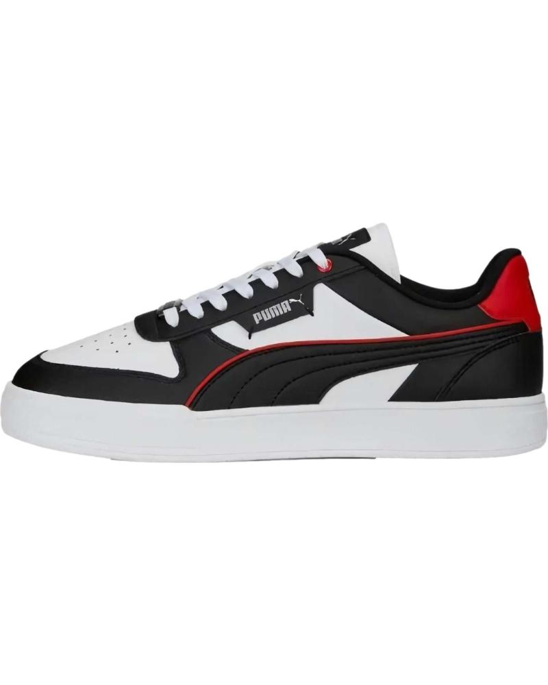 PUMA CAVE DIME 384953-16 BLANCO NEGRO ROJO NEGRO