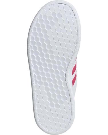 Esportes  de Menina e Menino ADIDAS GRAND COURT C EG3811 BLANCO