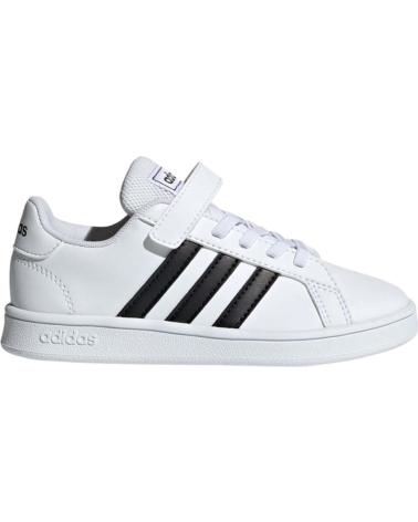 Scarpe per Bambina e Bambino ADIDAS ZAPATILLAS GRAND COURT C PARA NINOS UNISEX EN COLOR BLANCO BLANCO