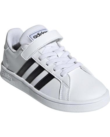 Scarpe per Bambina e Bambino ADIDAS ZAPATILLAS GRAND COURT C PARA NINOS UNISEX EN COLOR BLANCO BLANCO