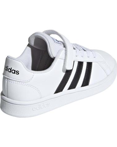 Scarpe per Bambina e Bambino ADIDAS ZAPATILLAS GRAND COURT C PARA NINOS UNISEX EN COLOR BLANCO BLANCO