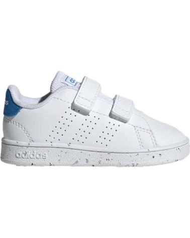girl and boy shoes ADIDAS ZAPATILLAS ADVANTAGE CF PARA NINOS UNISEX EN COLOR BLANCO BLANCO