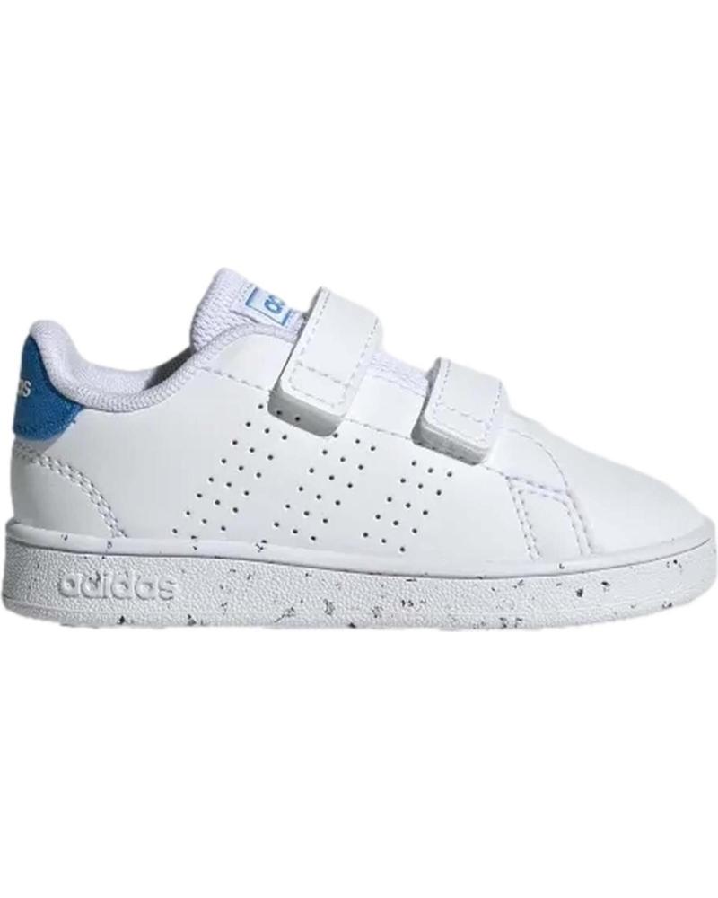 Schuhe für Mädchen und Junge ADIDAS ZAPATILLAS ADVANTAGE CF PARA NINOS UNISEX EN COLOR BLANCO BLANCO