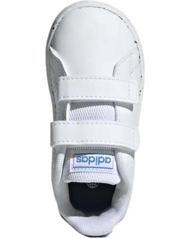 Schuhe für Mädchen und Junge ADIDAS ZAPATILLAS ADVANTAGE CF PARA NINOS UNISEX EN COLOR BLANCO BLANCO