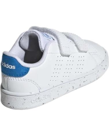 Schuhe für Mädchen und Junge ADIDAS ZAPATILLAS ADVANTAGE CF PARA NINOS UNISEX EN COLOR BLANCO BLANCO