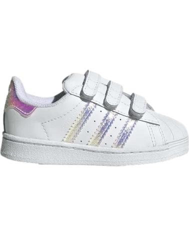 Sneaker für Mädchen und Junge ADIDAS MODELO SUPERSTAR CF I PARA KIDS BLANCO