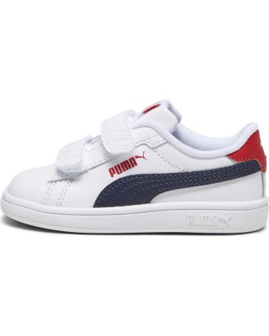 Esportes  de Menina e Menino PUMA MODELO SMASH 3 0 L V I PARA BLANCO