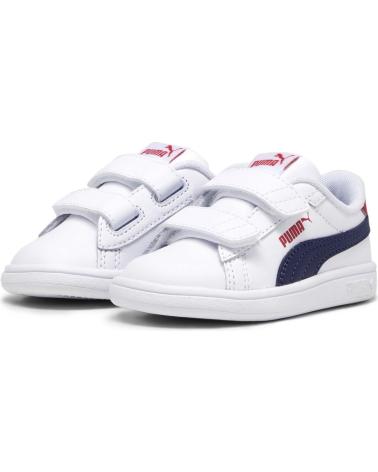 Esportes  de Menina e Menino PUMA MODELO SMASH 3 0 L V I PARA BLANCO