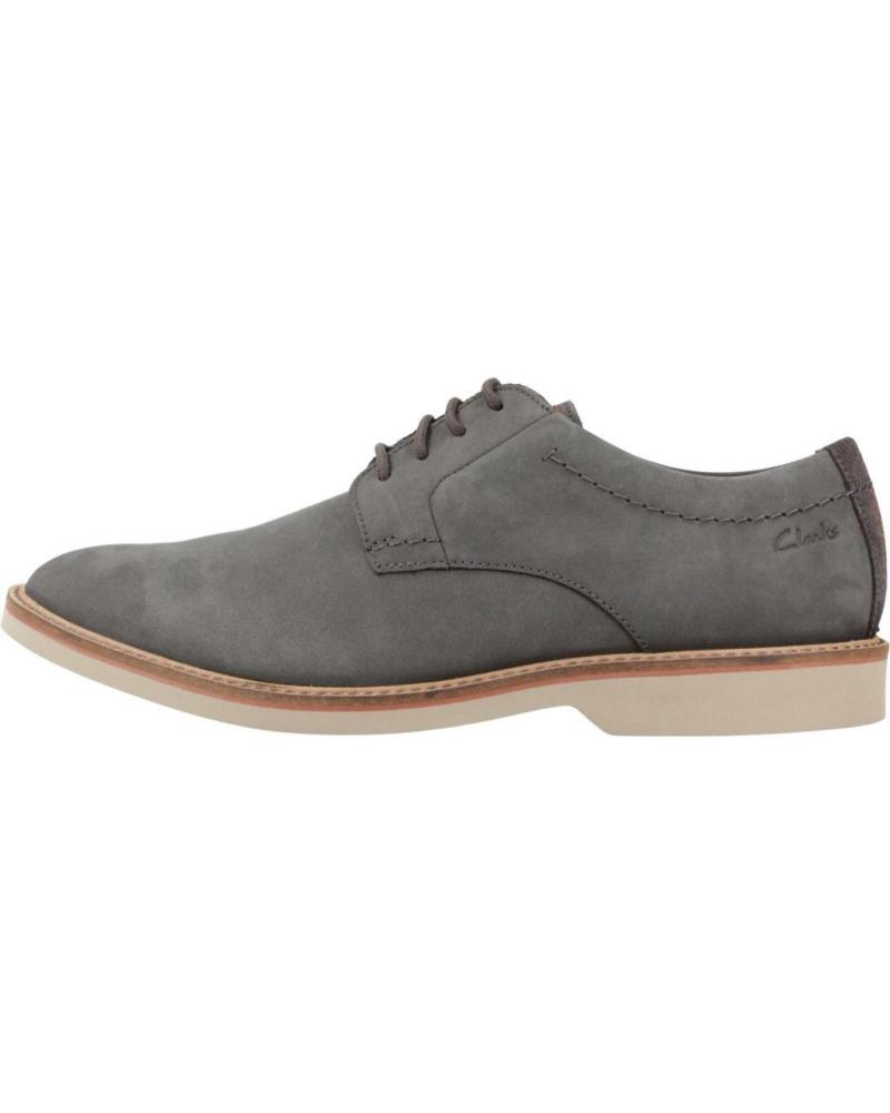 Zapatos de Hombre CLARKS INFORMALES HOMBRE MODELO ATTICUS LTLACE COLOR GRIS GREY GREY