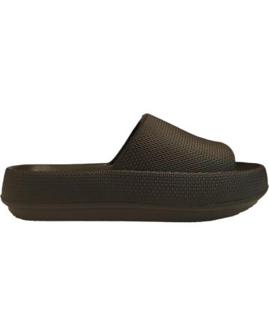 LOVETT ROMO SCHWARZE MINIMALISTISCHE PLATEAU-PANTOLETTEN NEGRO