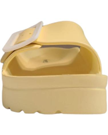 LOVETT TALO GELBE SANDALEN MIT TRANSPARENTER SCHNALLE AMARILLO
