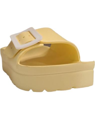 LOVETT TALO GELBE SANDALEN MIT TRANSPARENTER SCHNALLE AMARILLO