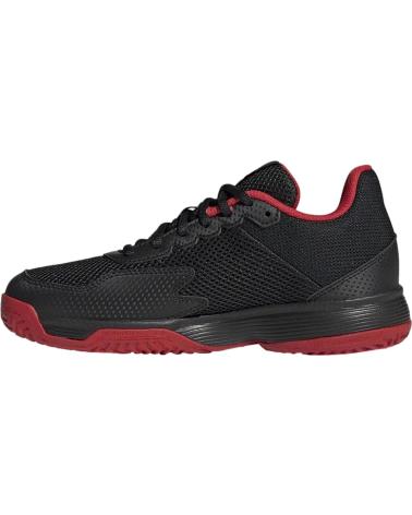 Deportivas de Niña y Niño ADIDAS ZAPATILLAS COURTFLASH PARA NINOS UNISEX EN COLOR NEGRO
