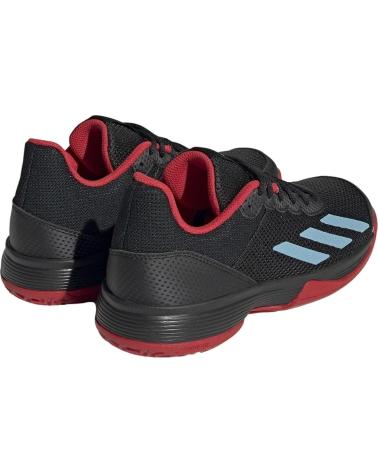 Deportivas de Niña y Niño ADIDAS ZAPATILLAS COURTFLASH PARA NINOS UNISEX EN COLOR NEGRO