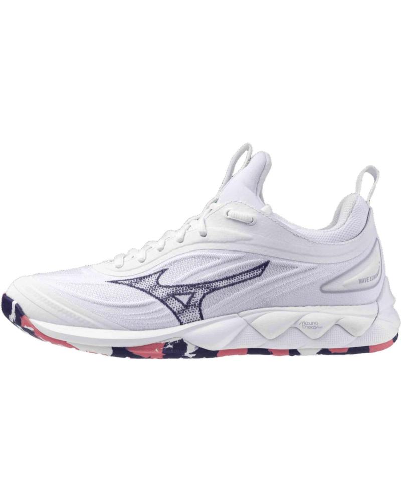 Esportes  de Mulher e Menina e Menino MIZUNO ZAPATILLAS BALONMANO-VOLEY WAVE LUMINOUS 3 MULTICOLOR BLANCO