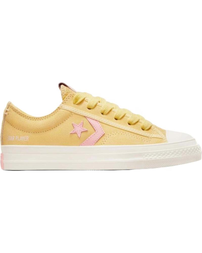 Sneaker für Damen und Mädchen und Junge CONVERSE ZAPATILLAS STAR PLAYER 76 PARA HOMBRE EN COLOR AMARILLO