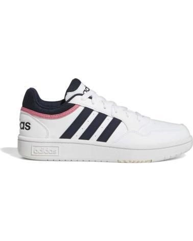 Sportivo per Donna ADIDAS ZAPATILLAS HOOPS 3 0 PARA MUJER EN COLOR BLANCO
