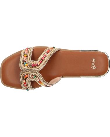 Woman Sandals EXE SABRINA-726 BEADS TAN