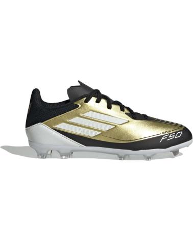 Deportivas-De-Niña-ADIDAS-BOTAS-DE-FUTBOL-F50-LEAGUE-PARA-NINOS-UNISEX-EN-COLOR-DORADO