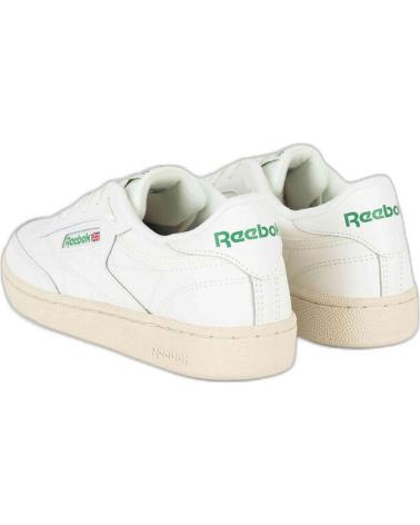 Sneaker für Damen und Mädchen und Junge REEBOK ZAPATILLAS CLUB C PARA NINOS UNISEX EN COLOR BLANCO
