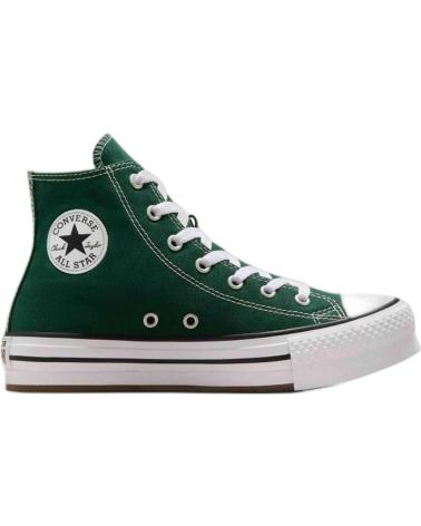 Deportivas de Mujer y Niña y Niño CONVERSE ZAPATILLAS CHUCK TAYLOR ALL STAR EVA LIFT PARA NINOS UNISEX VERDE