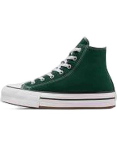 Deportivas de Mujer y Niña y Niño CONVERSE ZAPATILLAS CHUCK TAYLOR ALL STAR EVA LIFT PARA NINOS UNISEX VERDE