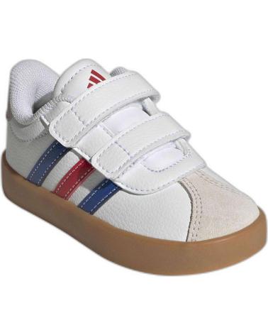 Schuhe für Mädchen und Junge ADIDAS ZAPATILLAS VL COURT 3 0 CF I PARA NINOS UNISEX EN COLOR BLAN BLANCO
