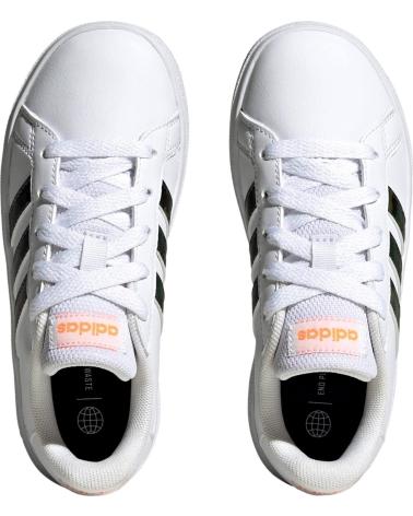 Sneaker für Mädchen und Junge ADIDAS ZAPATILLAS GRAND COURT PARA NINOS UNISEX EN COLOR BLANCO