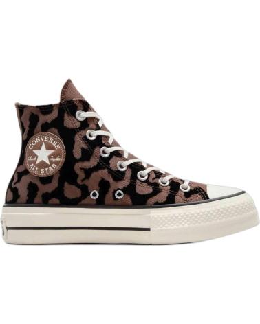 Sportivo per Donna CONVERSE ZAPATILLAS CHUCK TAYLOR ALL STAR LIFT PARA MUJER EN COLOR MA MARRON